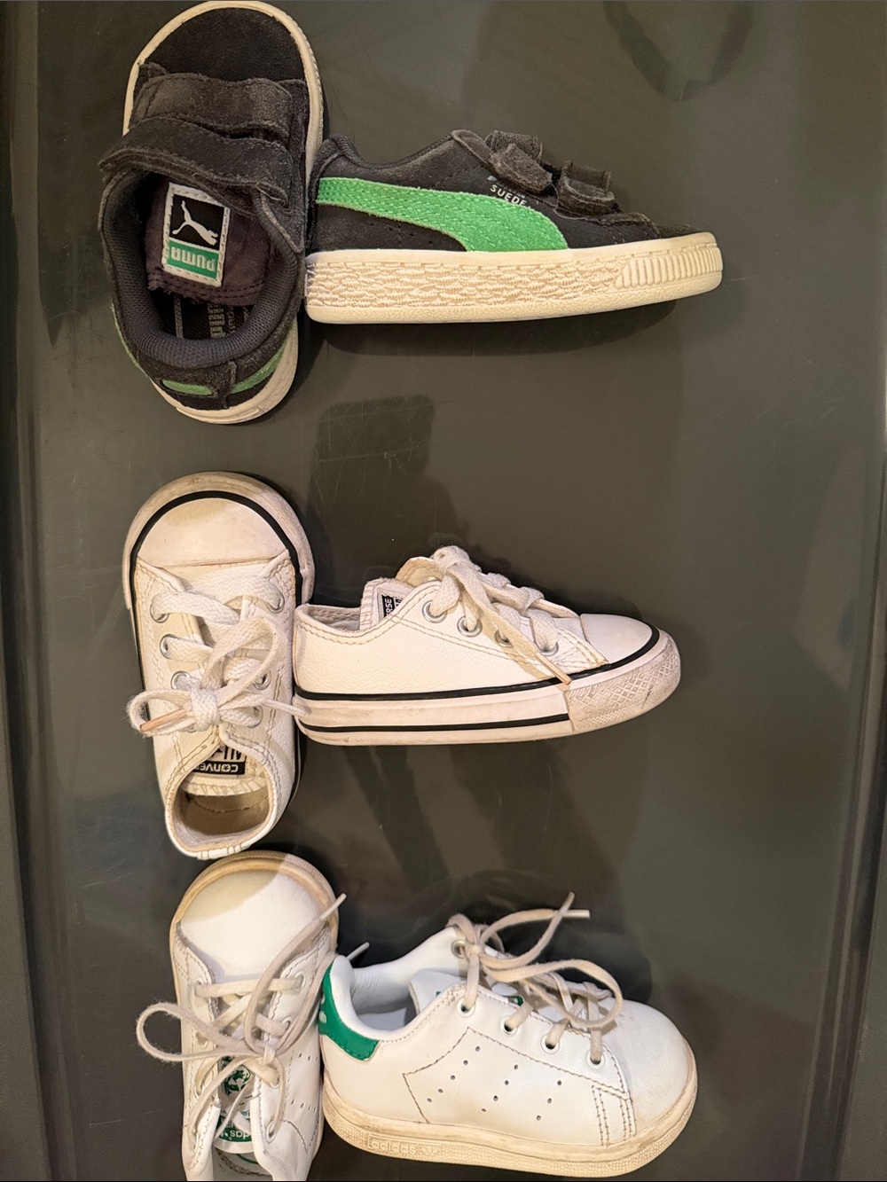 4 sneakers-Growing baby shoe bundle. Sizes 4&5